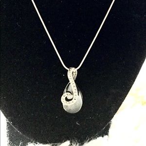 Onyx & 929 Silver Necklace